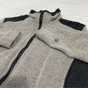 Kuhl Jacket Womens Large Gray Fleece Full Zip Pockets Outdoors Gorpcore